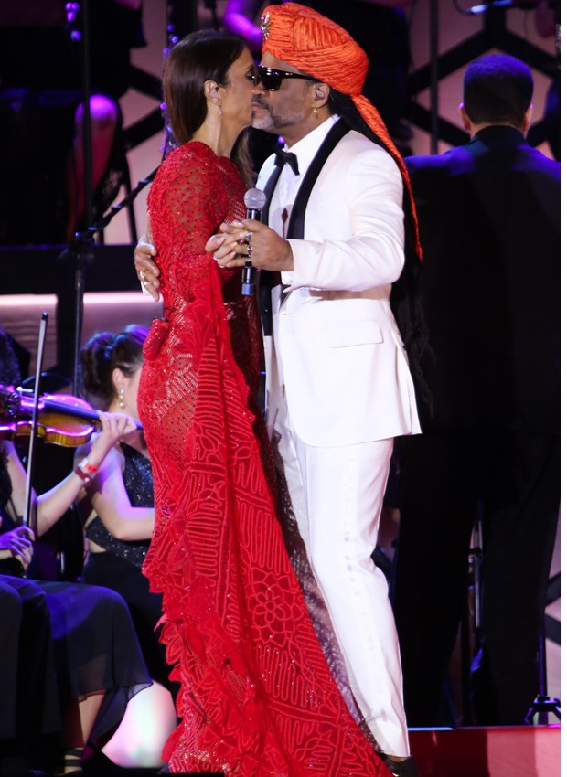 Ivete Sangalo e Carlinhos Brown (Foto: Manuela Scarpa/Brazil News)