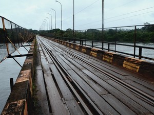Ferrovia tem mais de 190 quilômetros de extensão no Amapá (Foto: Abinoan Santiago/G1)