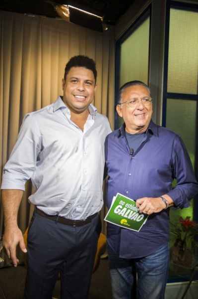 Ronaldo e Galvão Bueno