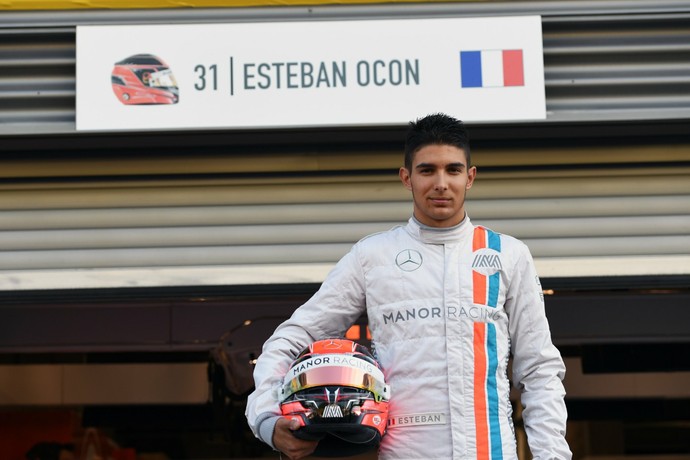 Francês Esteban Ocon estreia pela Manor neste fim de semana (Foto: Divulgação)