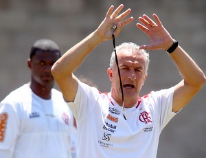 Dorival Junior no treino do Flamengo (Foto: Ivo Gonzalez / Agencia O Globo)