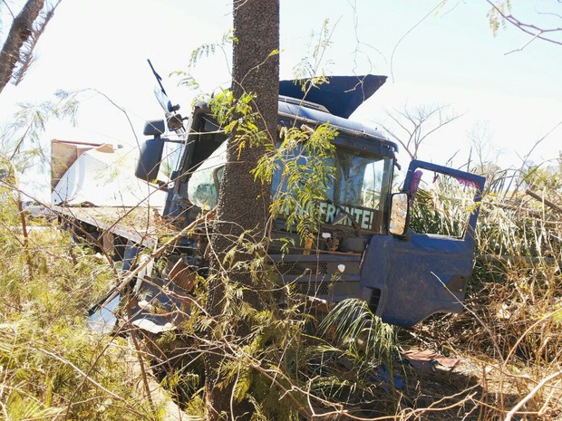 Apesar do acidente o motorista não teve ferimentos graves (Foto: Fernando Paparazzo/Divulgação)