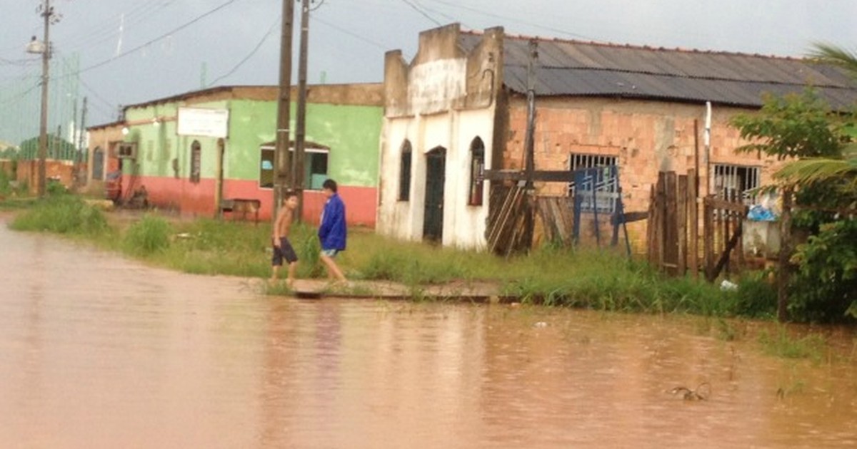 G1 Forte Chuva Deixa Ruas Alagadas Nesta Quarta Em Porto Velho