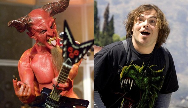 Foto: Jack Black participou do filme que contou a história de sua banda,  'Tenacious D: Uma Dupla Infernal', lançado em 2006 - Purepeople