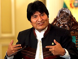 Evo Morales, presidente da Bolívia (Foto: AP)