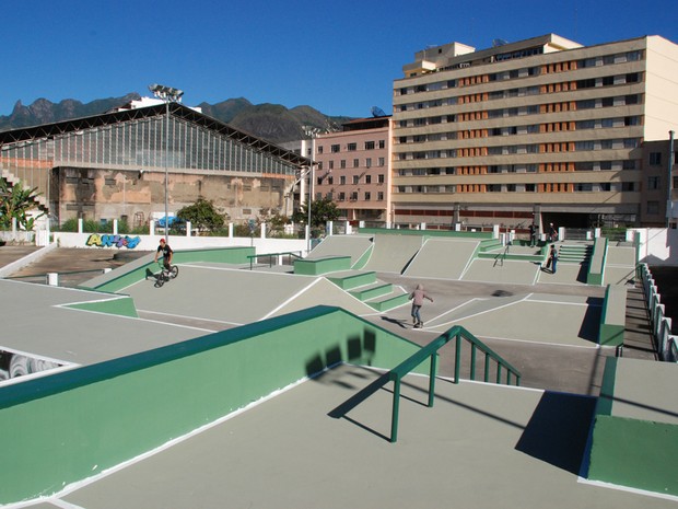 Praça de Esportes Radicais em Teresópolis (Foto: Marco Esteves) Praça de Esportes Radicais em Teresópolis (Foto: Marco Esteves)