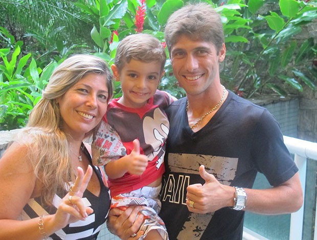 Fellype Gabriel mãe afilhado Botafogo (Foto: André Casado / Globoesporte.com)