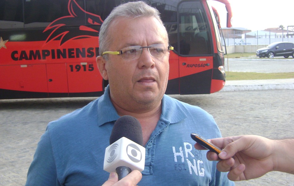 Dorgival Pereira, supervisor de futebol do Campinense (Foto: Silas Batista / globoesporte.com/pb)