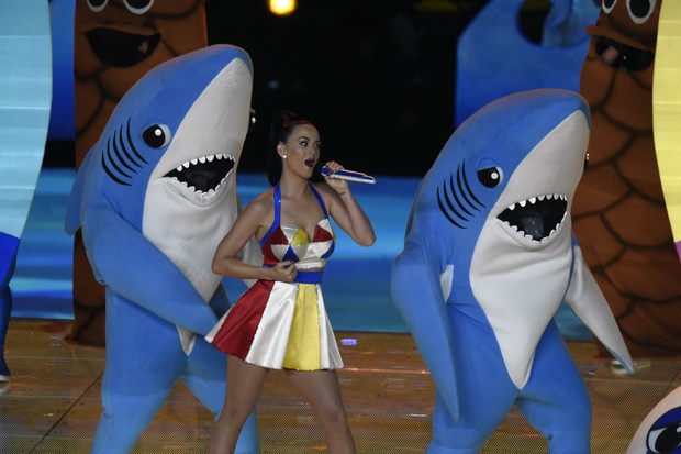 Katy Perry no Super Bowl (Foto: Kirby Lee-USA TODAY Sports)