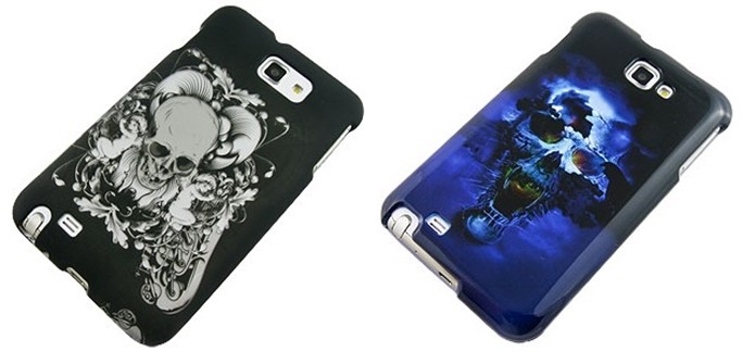 Cases com estampas de caveira (Foto: Divulgação/Day Deal)