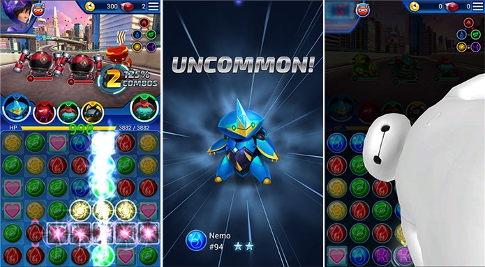 Operação Big Hero é o novo game da Disney que mistura puzzle e batalhas (Foto: Divulgação/Windows Phone Store)