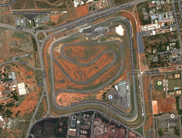 Autódromo Nelson Piquet Brasília (Foto: Google Mapas)