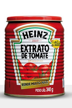 Amostras indicaram presença de pelo de roedor em lote do extrato de tomate Heinz. (Foto: Reprodução/HeinzBrasil)