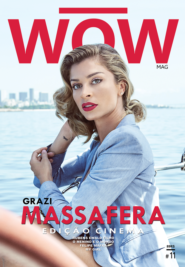 Grazi Massafera na capa da Revista WOW (Foto: Brunno Rangel / Divulgação)