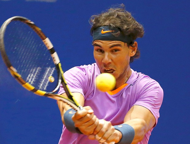 Rafael Nadal no tênis contra Martin Alund Brasil Open (Foto: Wagner Carmo / Inovafoto )