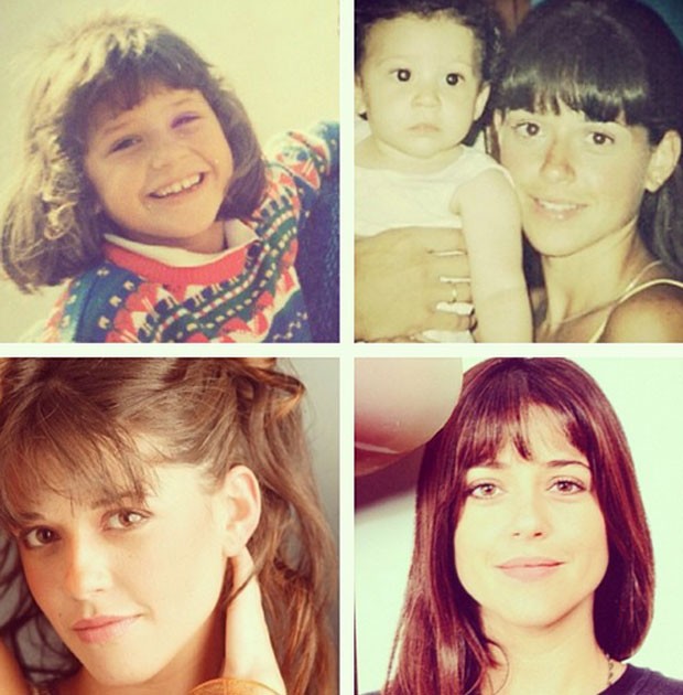 Priscila Sol usou franjas em 1986, 2003, 2007 e 2013 (Foto: Reprodução/Instagram)