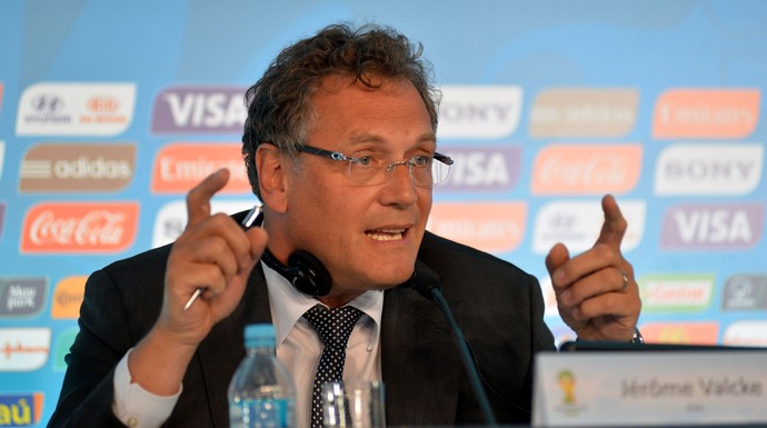 Coletiva FIFA Copa do Mundo, Jerome Valcke (Foto: André Durão) Coletiva FIFA Copa do Mundo, Jerome Valcke (Foto: André Durão)