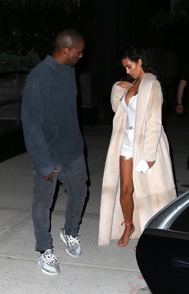 Kanye West e Kim Kardashian (Foto: AKM-GSI)