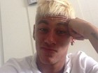 Neymar aparece ainda mais loiro