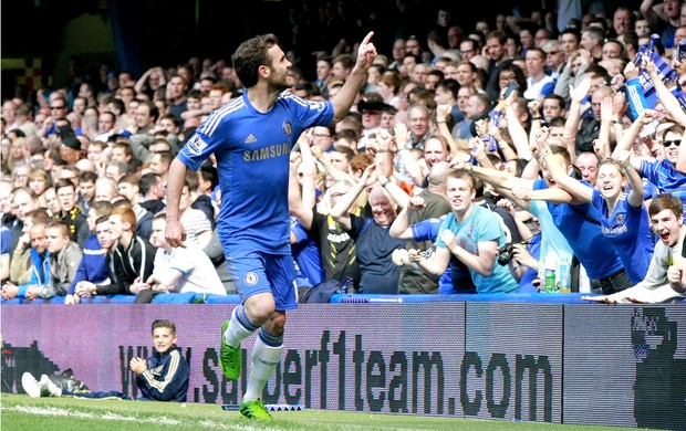 Juan Mata gol Chelsea contra Everton (Foto: EFE)