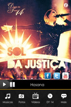 screenshot de Diante do Trono