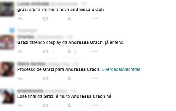 Internautas comparam personagem de Grazi Massafera a Andressa Urach (Foto: Instagram / Reprodução)