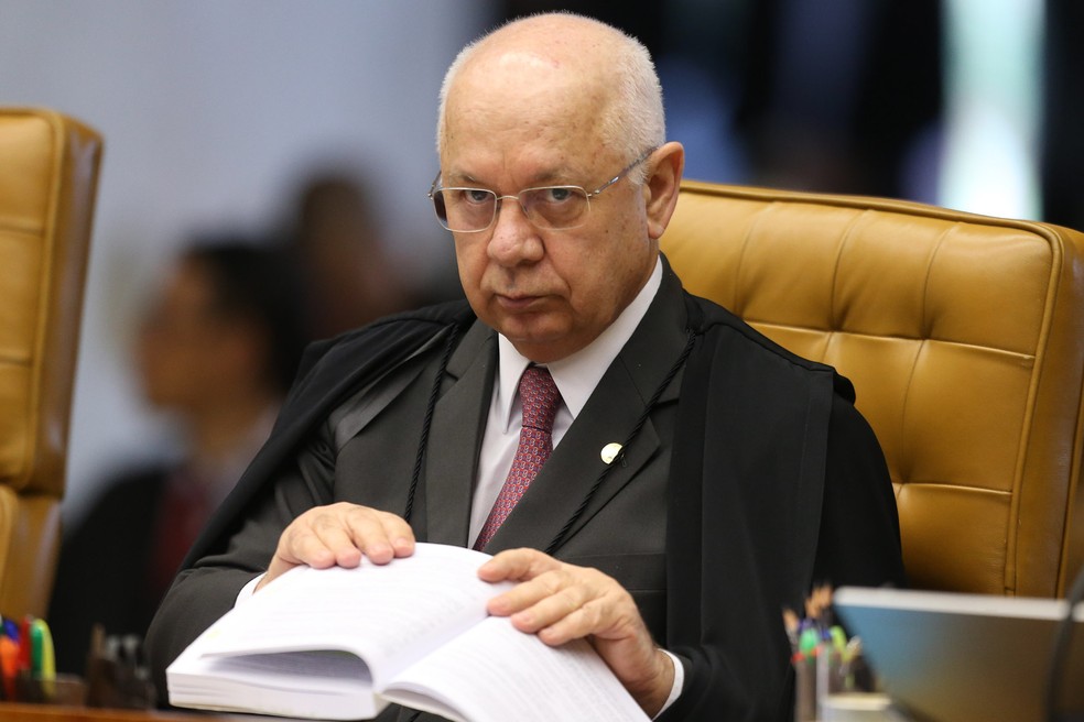 O ministro Teori Zavascki, relator da Lava Jato no Supremo Tribunal Federal, durante sessão no plenário do STF, em Brasília, em dezembro de 2016 (Foto: Dida Sampaio/Estadão Conteúdo)