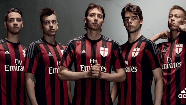 Novo uniforme do Milan