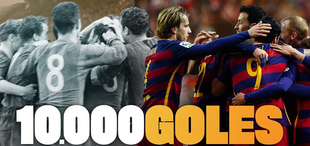 10 mil gols do Barcelona (Foto: Divulgação / Barcelona)