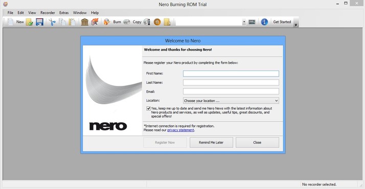 screenshot de Nero 12
