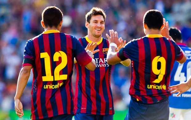 Messi jogo Barcelona contra Valerenga (Foto: Reuters)