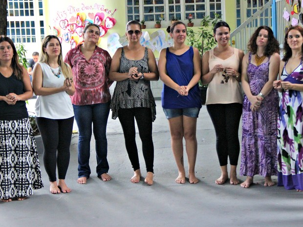 Mães que participaram o evento (Foto: Ive)