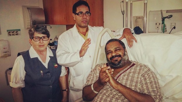  Arlindo Cruz no hospital (Foto: Instagram / Reprodução)