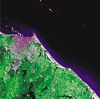 Capital do Ceará vista do espaço