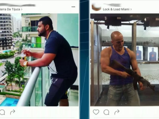 Suspeitos ostentavam luxo em redes sociais (Foto: Reprodução)