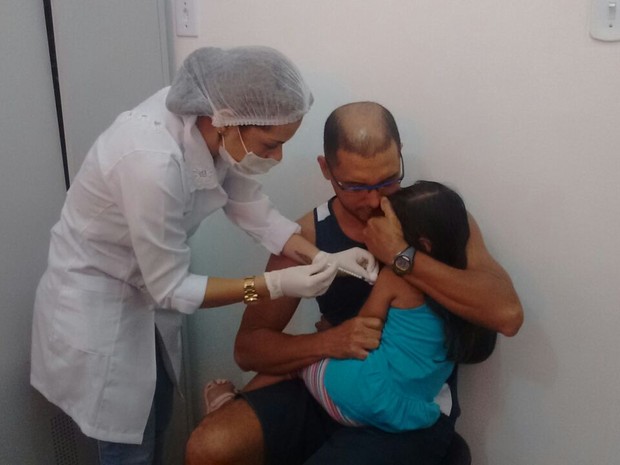 vacinação, h1n1, ubs, macapá, amapá, brasil (Foto: Carlos Alberto Jr/G1)