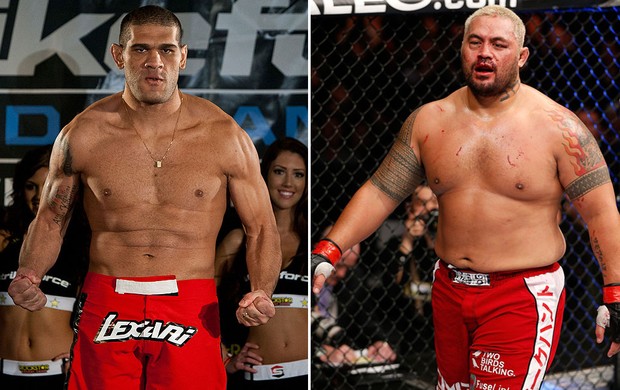 Montagem UFC Mark Hunt e Antônio Pezão (Foto: Editoria de Arte) Montagem UFC Mark Hunt e Antônio Pezão (Foto: Editoria de Arte)