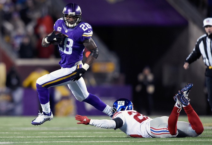 Adrian Peterson Minnesota Vikings New York Giants (Foto: Getty Images)
