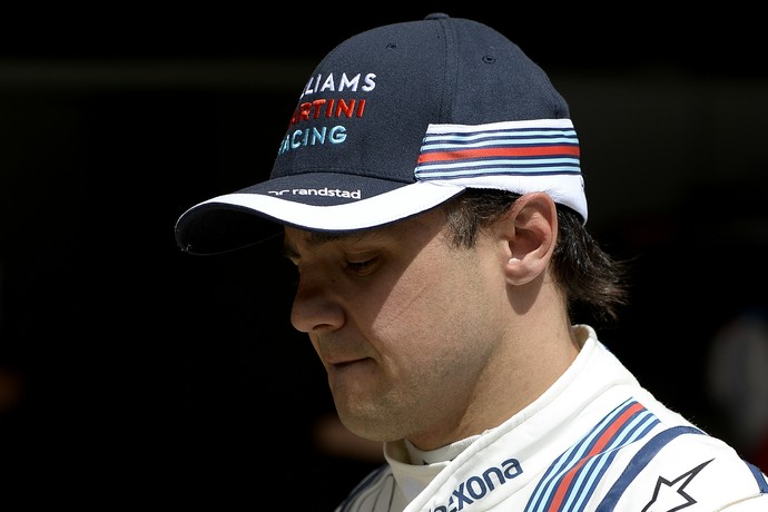Felipe Massa após treino classificatório para o GP da Espanha (Foto: AFP) Felipe Massa após treino classificatório para o GP da Espanha (Foto: AFP)
