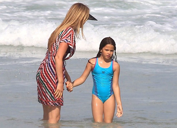 Susana Werner e Giulia (Foto: Ag News)