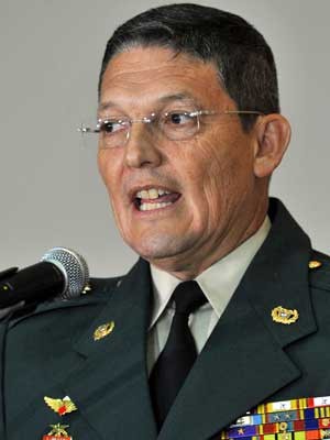 General Rubén Alzate. (Foto: Guillermo Legaria / AFP Photo) General Rubén Alzate. (Foto: Guillermo Legaria / AFP Photo)