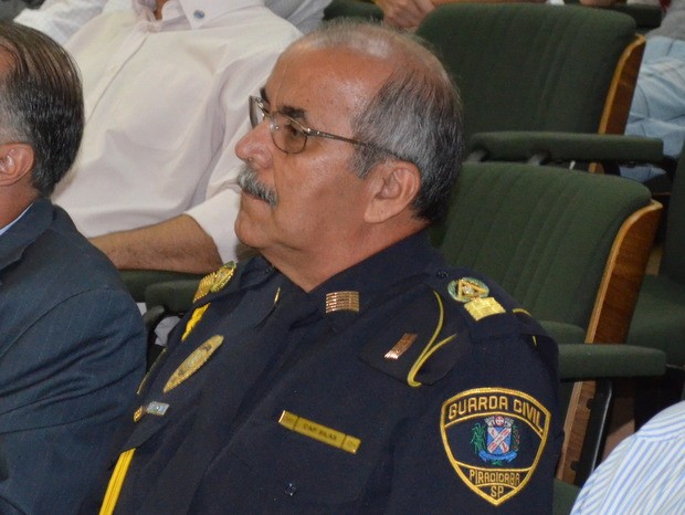 Comandante da Guarda, Silas Romualdo, se recusou a comentar prisão do filho em Piracicaba (Foto: Thomaz Fernandes/G1)