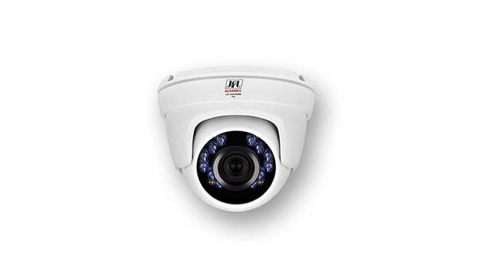Câmera de segurança JFL CD-3120F Dome tem design compacto e proteção de chuva (Foto: Divulgação/JLF)