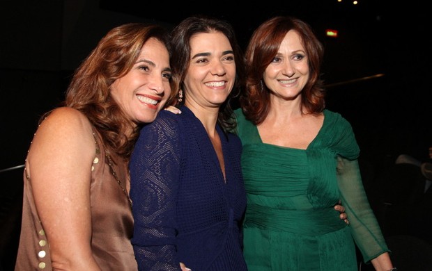 Totia Meirelles, Solange Badim e Zezé Polessa em estreia de peça no Rio (Foto: Anderson Borde/ Ag. News)
