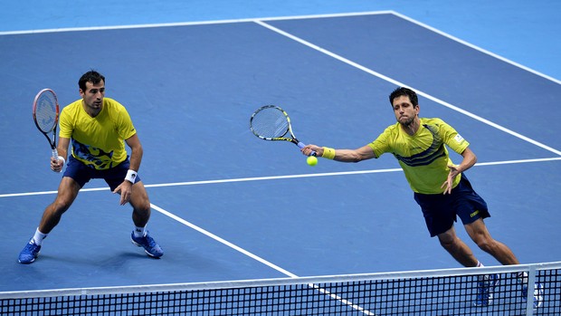 Marcelo Melo e Ivan Dodig, duplas, tênis finals (Foto: AFP)