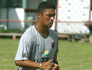 Cassio no treino do Flamengo (Foto: Arquivo / Extra)