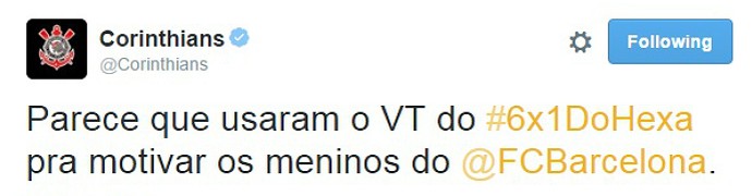 Goleada do Barça gera provocação do Corinthians: 