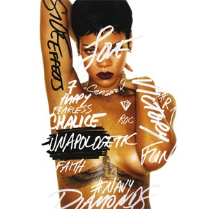 Capa de 'Unapologetic', disco novo da cantora Rihanna (Foto: Divulgação)