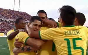 Gol Brasil x Canadá Pan (Foto: Reprodução) Gol Brasil x Canadá Pan (Foto: Reprodução)