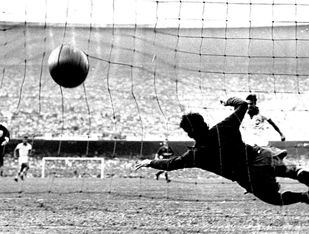 Brasil e Espanha jogo 1950 Copa do Mundo (Foto: Arquivo / Agência O Globo)